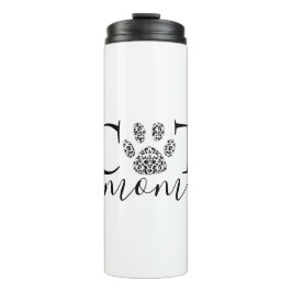 Kat mam pawprint thermosbeker