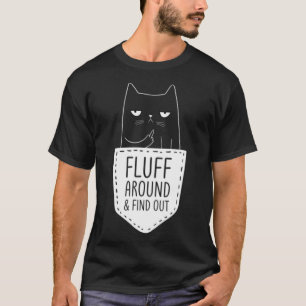 Kat Mam pluis Rond & Ontdek Kat Pap Kitten Po T-shirt