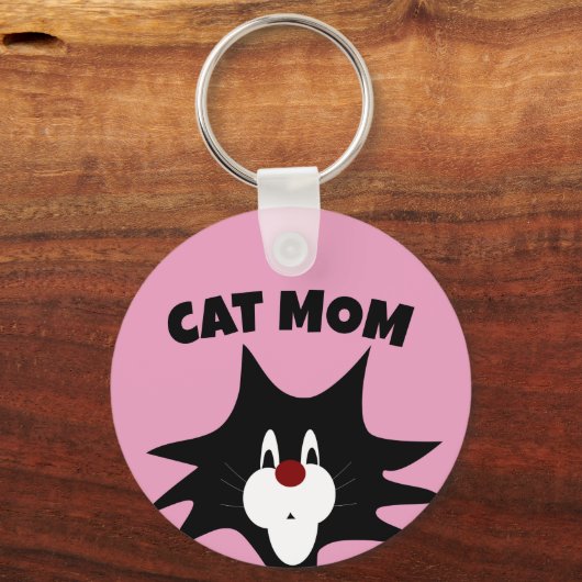 KAT MAM ROZE SLEUTELHANGER (Voorkant)
