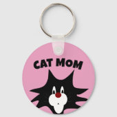 KAT MAM ROZE SLEUTELHANGER (Voorkant)