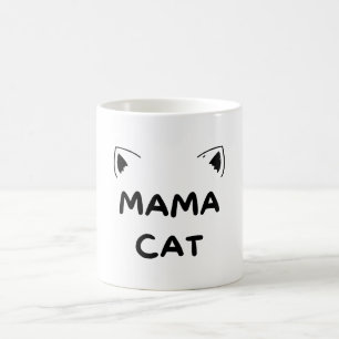 Kat Mam Shirt, Funny Cat Shirt, Miauw Gift Koffiemok