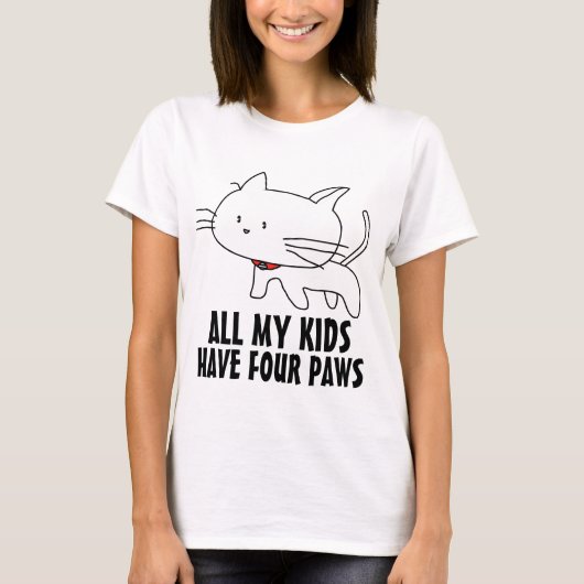 Kat mam T-shirts. Funny & Cute T-shirt (Voorkant)