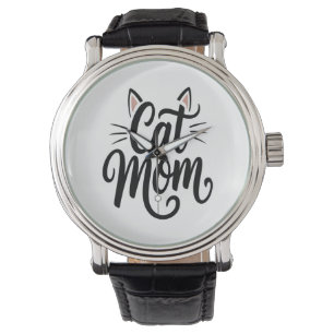 Kat Mam Whiskers en oren Horloge