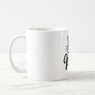 Kat Mam Whiskers en oren Koffiemok