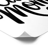 Kat Mam Whiskers en oren Poster (Hoek)