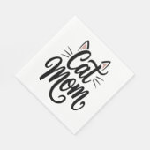 Kat Mam Whiskers en oren Servet (Hoek)