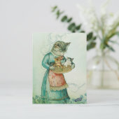 Kat mama briefkaart (Staand voorkant)