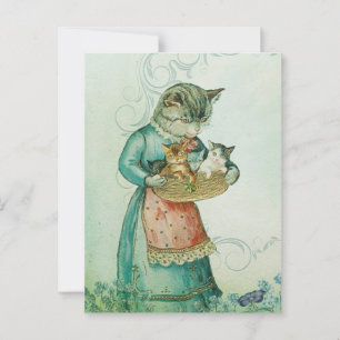 Kat mama briefkaart