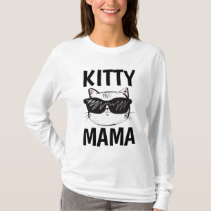 KAT MAMA, CAT MOM T-shirts