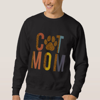 Kat mama Happy Mothers Day Family Matting Cat Trui