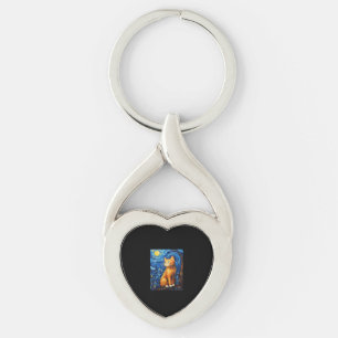 Kat mama, kat papa sleutelhanger