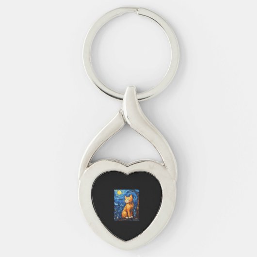 Kat mama, kat papa sleutelhanger (Voorkant)