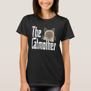 Kat mama Katmoeder Kat Moeder Kat mama 13 T-shirt