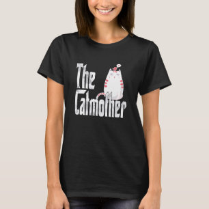 Kat mama Katmoeder Kat Moeder Kat mama 6 T-shirt
