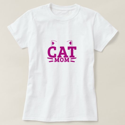 Kat Mama- Kattenliefhebber T-shirt (Design voorkant)