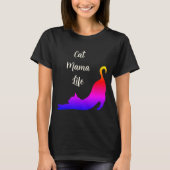Kat Mama Leven - Kitten Stretch T-shirt (Voorkant)