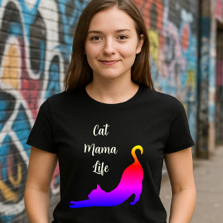 Kat Mama Leven - Kitten Stretch T-shirt