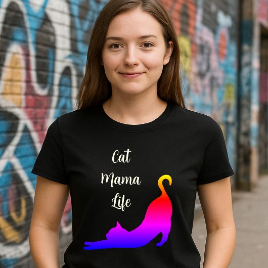 Kat Mama Leven - Kitten Stretch T-shirt