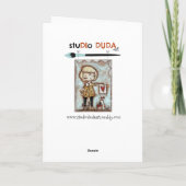 Kat mama Moederdag Kaart (Achterkant)