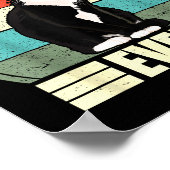 Kat mama ooit shirt grappige moederdag ca poster (Hoek)