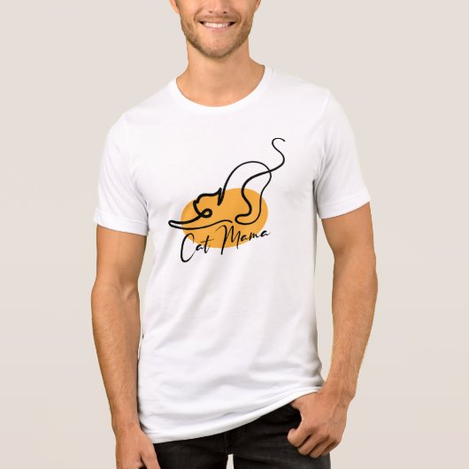 Kat Mama Tri-Blend Shirt (Voorkant)