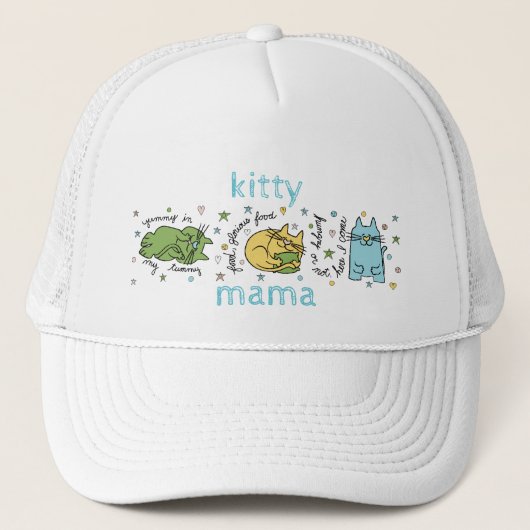 Kat Mama Trucker Pet (Voorkant)