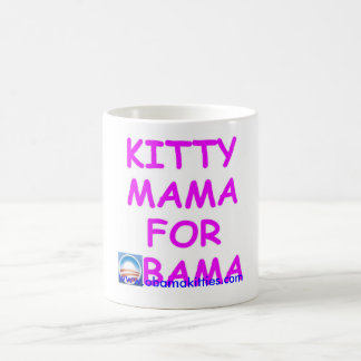 Kat Mama voor Obama Koffiemok