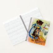 kat mama wast haar kitten in de jaren dertig notitieboek (Binnen)