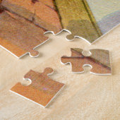 kat mama wast haar kitten uit 1930 legpuzzel (Zijkant)