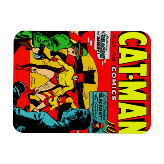 Kat-Man Comics Magnet Magneet (Horizontaal)