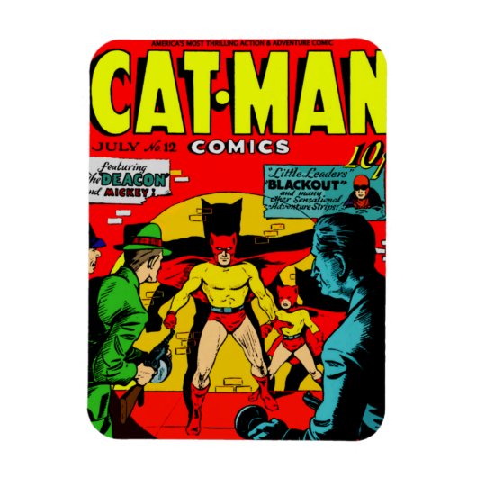 Kat-Man Comics Magnet Magneet (Verticaal)