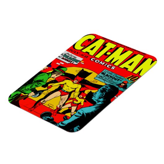 Kat-Man Comics Magnet Magneet (Linkerzijde)
