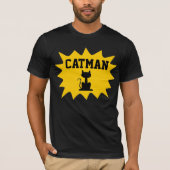 KAT MAN KAT PAPA MANNEN T-SHIRT T-SHIRTS (Voorkant)