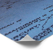 Kat markeert de plek: Bovenkant van Mt. Paku Nieuw Poster (Hoek)