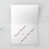 Kat-mas Mischief (kerst) Feestdagen Kaart (Binnen)