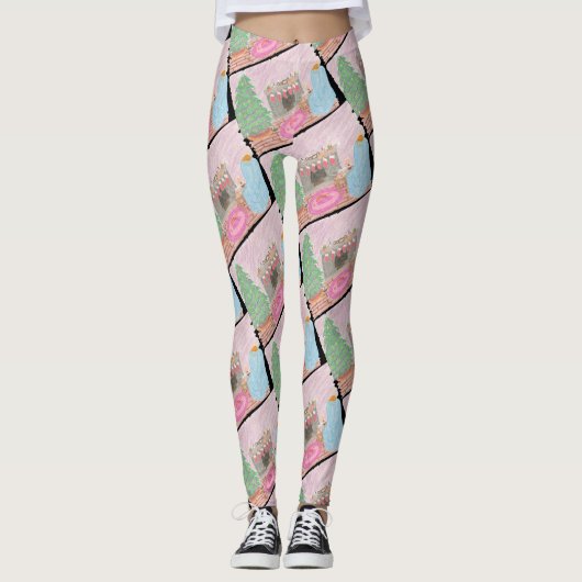 Kat-mas Mischief Leggings (Voorkant)