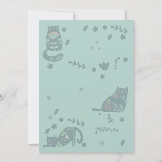 KAT ME ALS U EEN FUNNY-INVITATIE KAT. KAART (Achterkant)