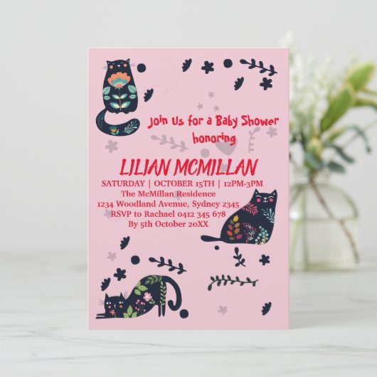 KAT ME ALS U EEN FUNNY-INVITATIE KAT. KAART (Staand voorkant)