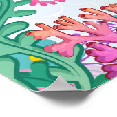 Kat Meeuwmeisje Verjaardagsfeest Poster (Hoek)