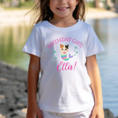 Kat Meeuwmeisje Verjaardagsfeest T-shirt