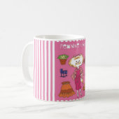 Kat meisje koffiemok (Voorkant links)