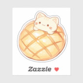 Kat Melonpan Japans Melon Brood Sticker (Vel)