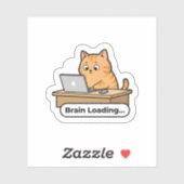 Kat Meme AI Collectie Sticker (Vel)