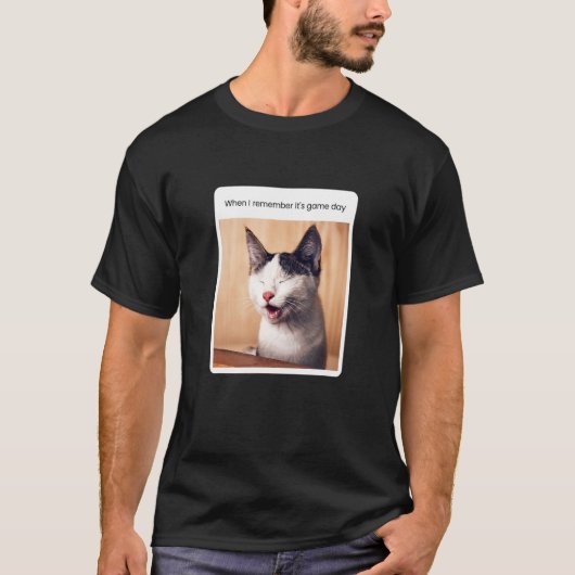 Kat Meme Als Ik Me Herinner Dat Het Speldag Is T-shirt (Voorkant)