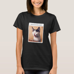 Kat Meme Als Ik Op De Rommelmarkt Ben T-shirt