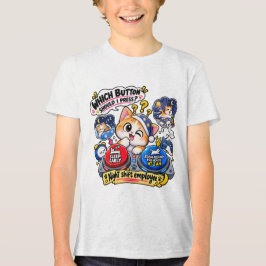 Kat Meme | Grappig Schattige Kat Humor Design Tri-Blend Shirt