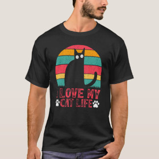 Kat Meme Kat Eigenaar Kat  Ik Hou Van Mijn Kat Lev T-shirt