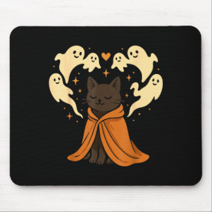 Kat Meme Soky Schattig Zwart Halloween Muismat