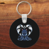 Kat Meme Tovenaar Soky Fantasie Kitty  Sleutelhanger (Voorkant)