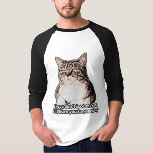 Kat-meme voor katten- en kitteneigenaars t-shirt